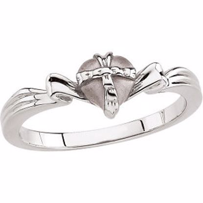 R16608KIT:133552:P Sterling Silver The Gift Wrapped Heart® Ring Size 6 with Packaging