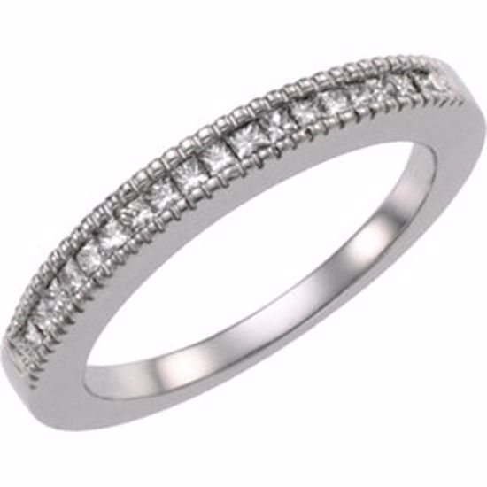 65455:100200:P 14kt White 1/4 CTW Diamond Anniversary Band