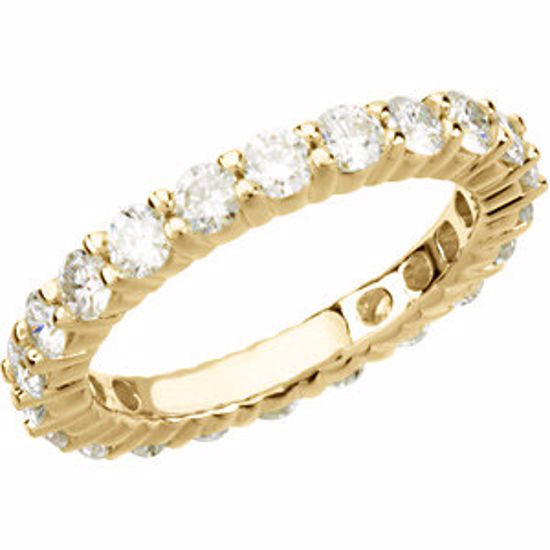 65462:100300:P 14kt Yellow 2 1/6 CTW Diamond Eternity Band Size 5