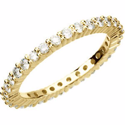 65460:100401:P 14kt Yellow 1 CTW Diamond Eternity Band Size 8