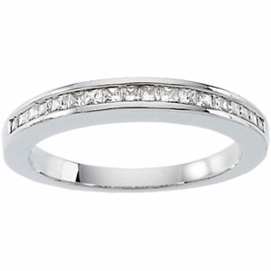 65528:60002:P 14kt White 1/3 CTW Diamond Band