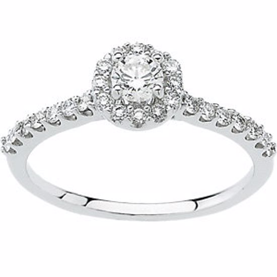 65572:60001:P Halo-Style Engagement Ring or Band