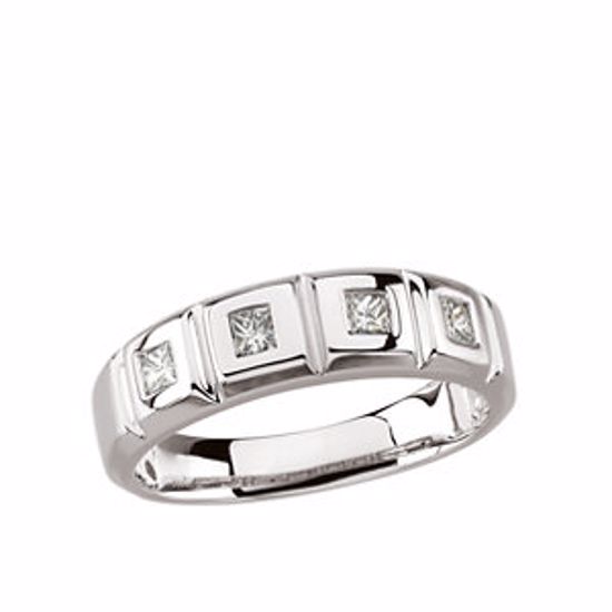 65586:60001:P 14kt White 1/4 CTW Diamond Anniversary Band