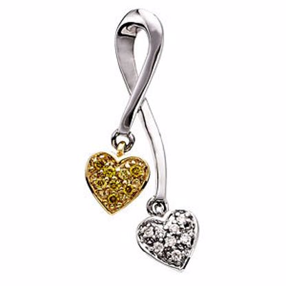 65705:60001:P Double Heart Pendant