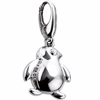 66010:60001:P Diamond Penguin Charm