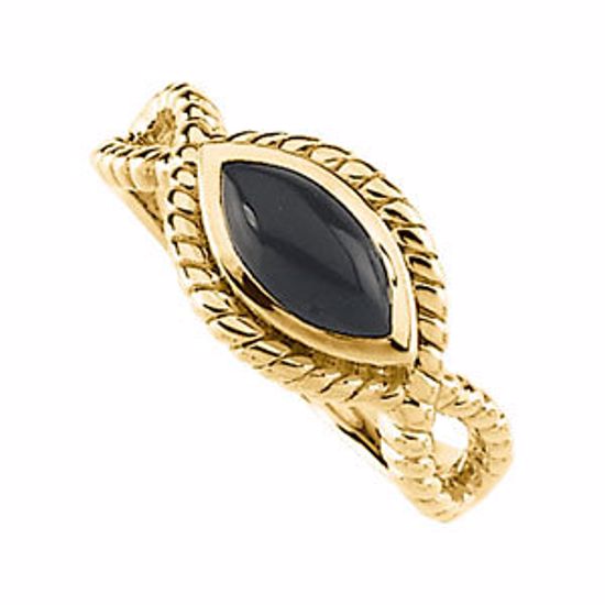 65973:60001:P Onyx Rope Ring