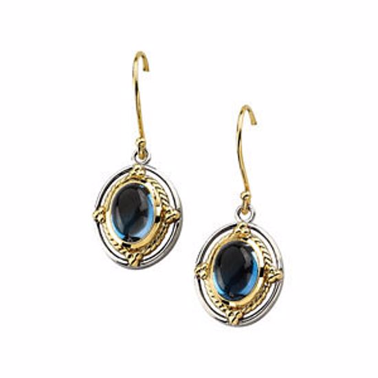 65980:60001:P London Blue Topaz Earrings