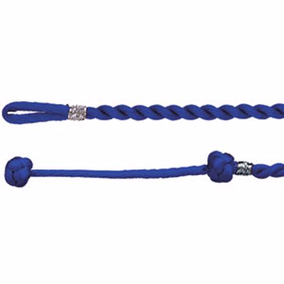 CH815:60001:P Blue Satin Twist Necklace 3mm 