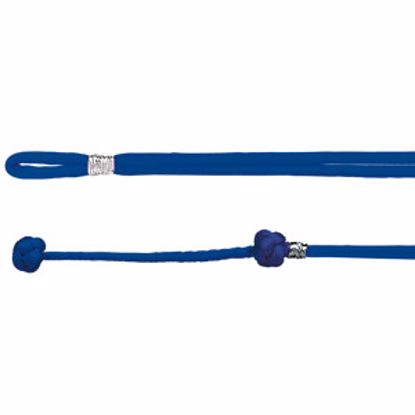 CH821:60001:P Blue Satin Double Necklace 1.5mm 