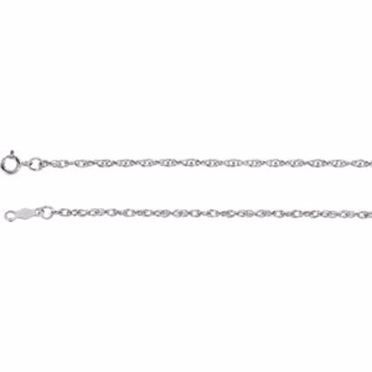 CH474:60001:P 14kt White 1.5mm Rope 16" Chain