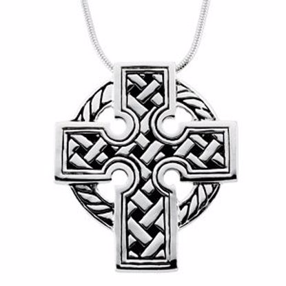 R41729KIT:60001:P Celtic Cross Necklace