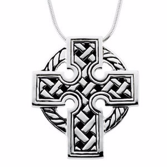 R41729KIT:60001:P Celtic Cross Necklace