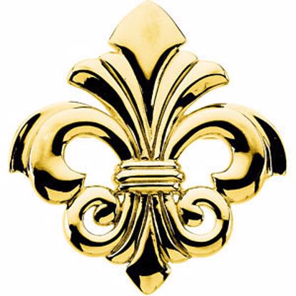 83794:100004:P Fleur-de-lis Brooch