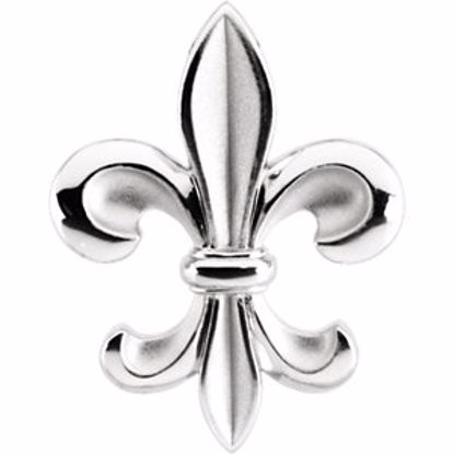 83800:306026:P Sterling Silver Fleur-de-lis Pendant