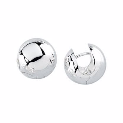 69092:21020:P Sterling Silver Hinged Earrings