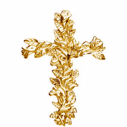 R42149:100003:P Floral Cross Pendant