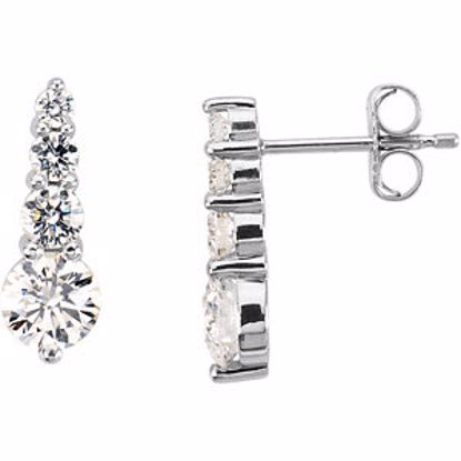 66402:60002:P Diamond Journey Earrings