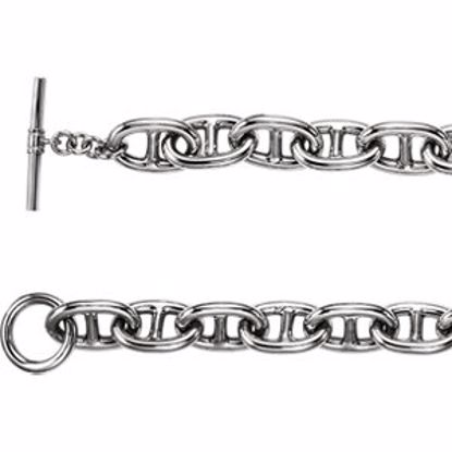 CH883:60002:P Sterling Silver 16mm Link 18" Chain
