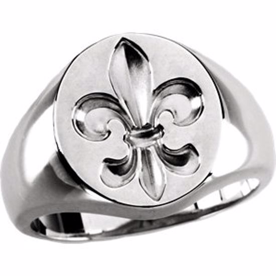 9763:100003:P Sterling Silver Signet Ring