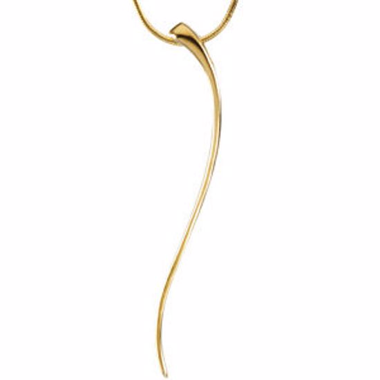 69141:84125:P Gold Fashion Pendant on an 18" Snake Chain