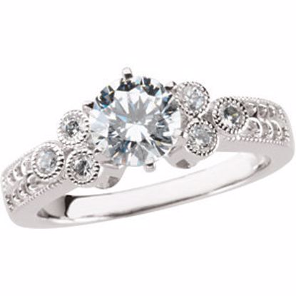 62290:101:P Accented Engagement Ring