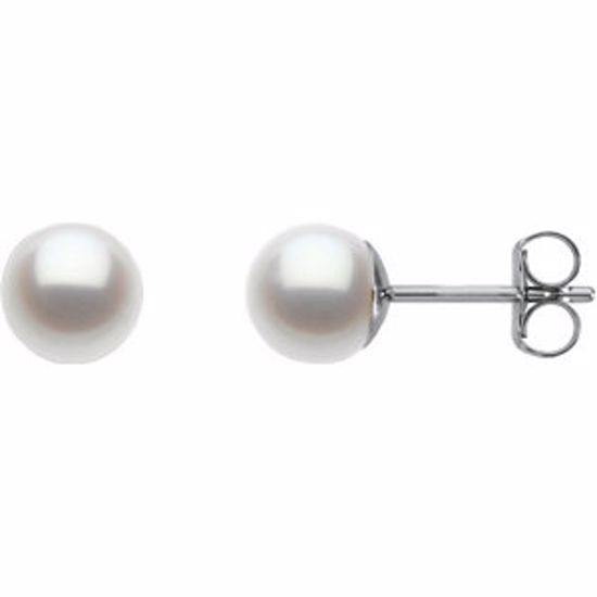 66776:16140:P Freshwater Cultured Pearl Earrings