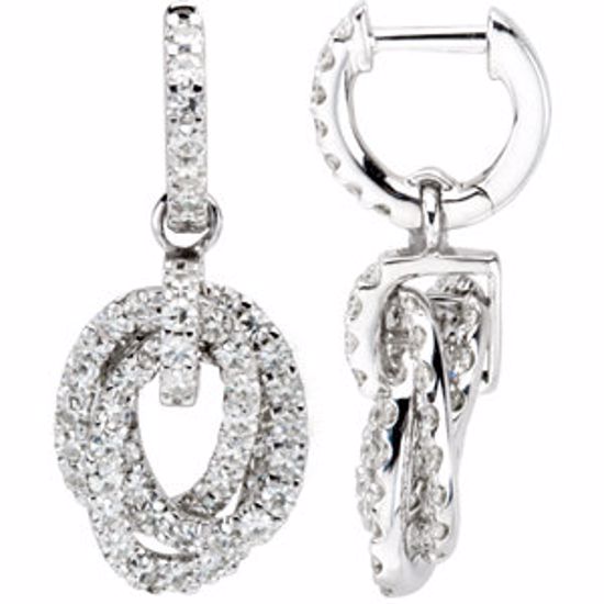 67003:101:P Charles & Colvard Moissanite® Moissanite Earrings