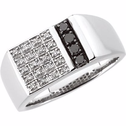 69175:60001:P 14kt White 1/3 CTW Diamond Ring