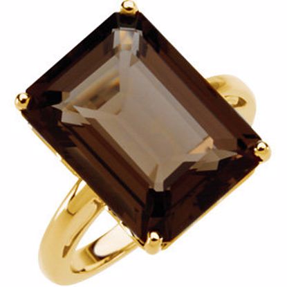 67111:72872:P Smoky Quartz Ring