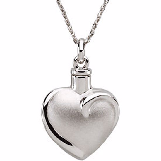 R45177:60010:P Fancy Heart Ash Holder Necklace