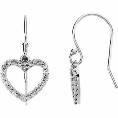 67136:8440901:P Heart Earrings