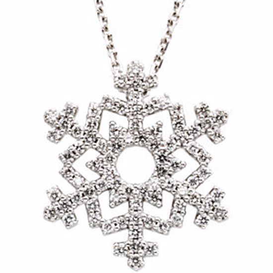 67128:84406:P Snowflake Necklace