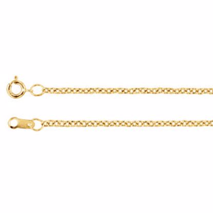 CH176:133532:P 14kt Yellow 1.5mm Solid Cable 16" Chain