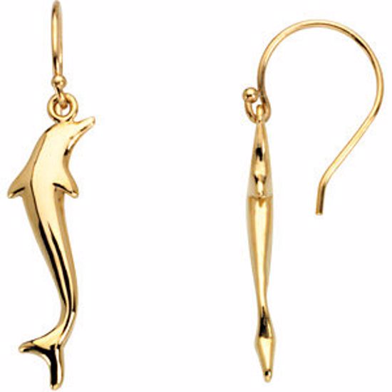 84550:101:P Dolphin Earrings