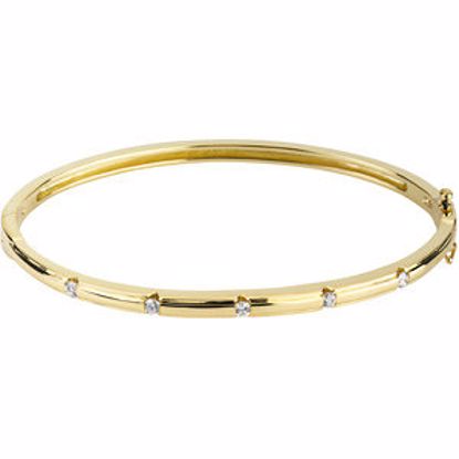 65101:101:P Diamond Bangle Bracelet