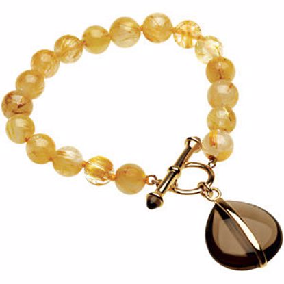 67251:60001:P Quartz Charm Bracelet