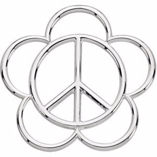 84545:100003:P Peace Sign Pendant