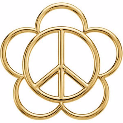 84545:100004:P Peace Sign Pendant