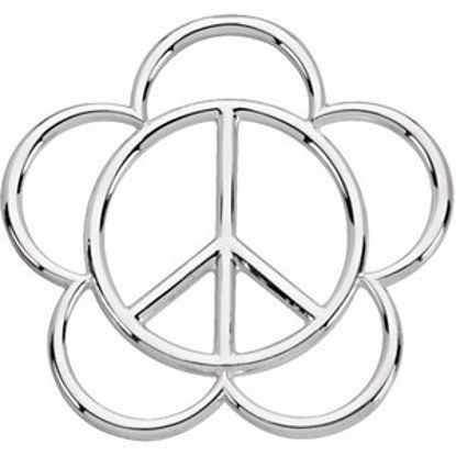 84545:100005:P Peace Sign Pendant