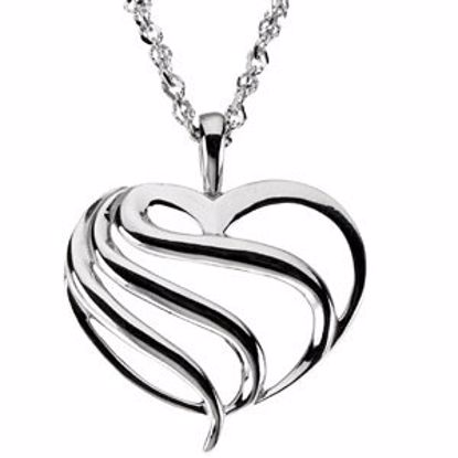 69228:60002:P Heart Fashion Necklace