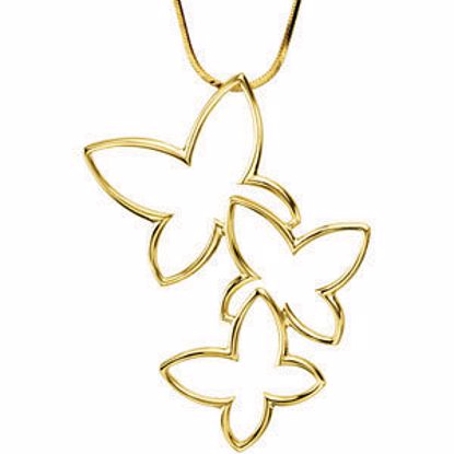 69229:60001:P Butterfly Fashion Necklace