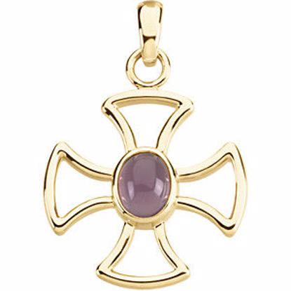 R42184C:101:P Maltese Cross Pendant