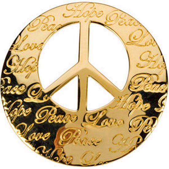 84558:101:P Hope, Life, Peace, Love Engraved Pendant