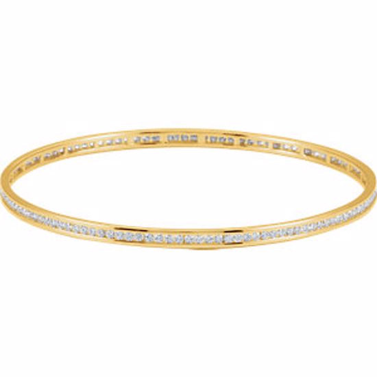 67336:102:P Diamond Stackable Bangle Bracelet