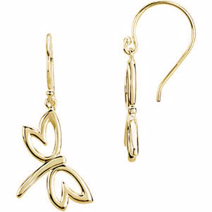 84601:100:P Petite Dragonfly Earrings