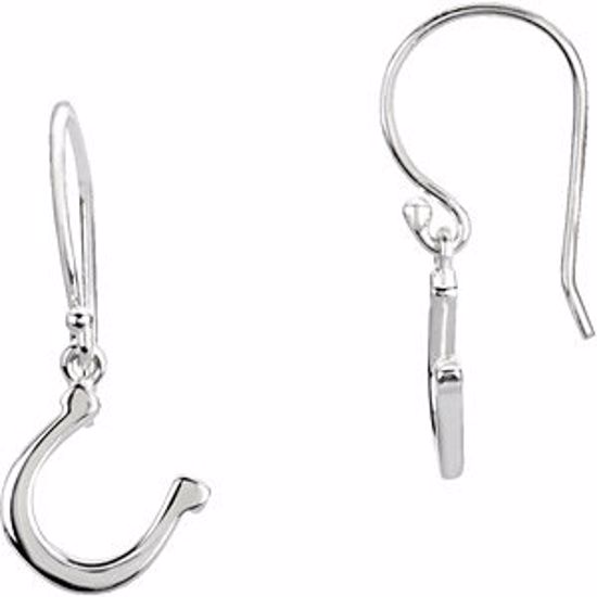 84602:101:P Petite Horseshoe Earrings