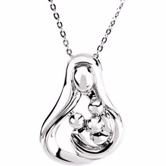 R45218:600030:P Embraced by the Heart&trade; Mother Necklace