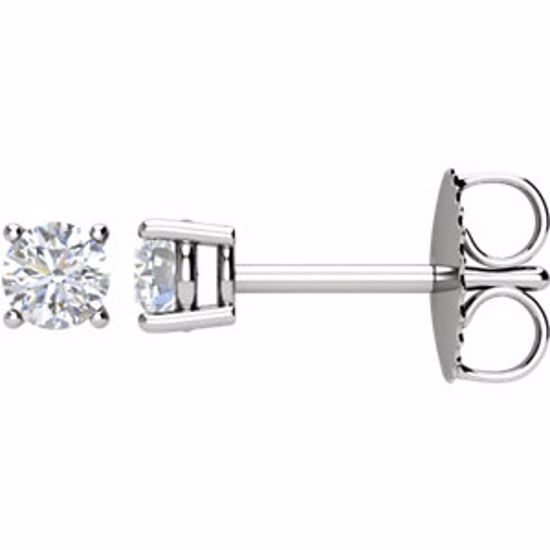 67534:100:P 14kt White 1/4 CTW Diamond Earrings