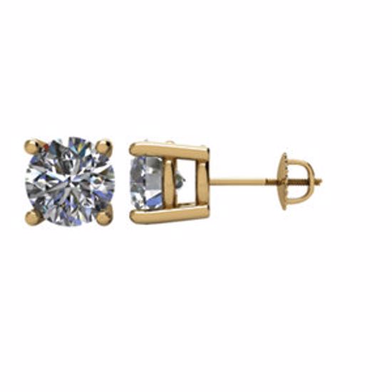 67535:108:P 14kt Yellow 2 CTW Diamond Earrings