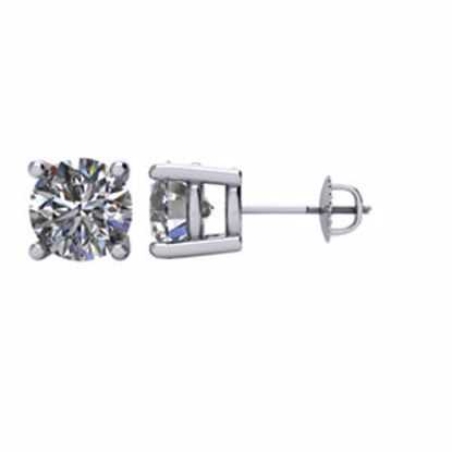 67535:110:P 14kt White 2 CTW Diamond Earrings